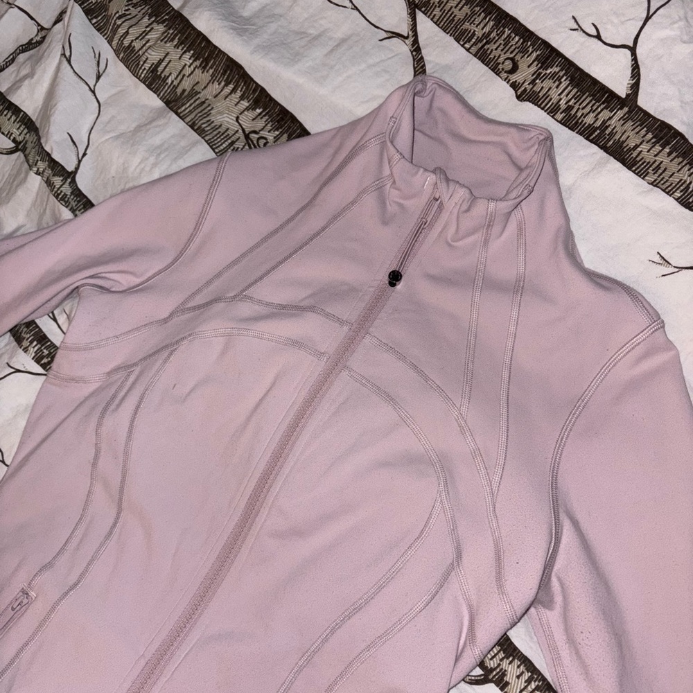Baby pink Lululemon define jacket
